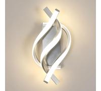 Comely Applique da Parete Interno, 22W 4500K Luce Neutra Applique Camera da Letto Spirale, Lampada da Parete LED Interno Allumini oper Soggiorno, Camera da Letto, Sala da Pranzo, Corridoio e Studio