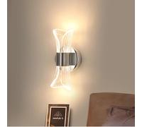 Comely Applique da Parete Interno LED, 12W Lampada da Parete Moderno Cromo, 3 Temperatura Colori Lampada a Muro per Soggiorno Camera da Letto Soggiorno Corridoio Scala