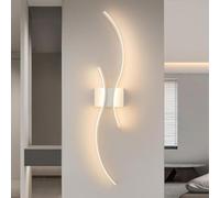 Comely Applique da Parete Interno LED, Lampada da Parete Bianco 27W 3000K