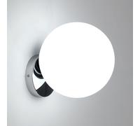 Comely Applique da Parete Interno Moderno, Lampada da Parete E27 con Bianca Paralume, Illuminazione Interni Lampada a Muro per Camera da Letto Soggiorno Scale Corridoio