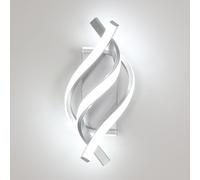 Comely Lampada da Parete LED 22 W 2500LM Argenteo Applique da Parete Interno