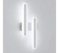 Comely Lampada da Parete LED, 32W 3600LM Applique da Parete Interno Moderno, Creativo Lampada a Muro Interni per Camera da Letto Soggiorno Corridoio Sala da Pranzo, Bianco