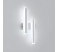 Comely Lampada da Parete LED, 32W 3600LM Applique da Parete Interno Moderno, Creativo Lampada a Muro Interni per Camera da Letto Soggiorno Corridoio Sala da Pranzo, Bianco