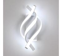 Comely Lampada da Parete LED, Bianco 22W Applique da Parete Interno Moderno, Lampada a Muro 2500LM per Camera da Letto Soggiorno Corridoio Sala da Pranzo, Luce Bianca Fredda 6500K