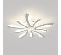 Comely Lampada da Soffitto LED, 50W 5625LM Plafoniera LED Moderno, Creativo Acrilico Grande Plafoniere Soffitto per Soggiorno Camera da Letto, Dia 70cm, Luce Naturale 4500K, Bianco