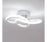 Comely Lampada da Soffitto LED Moderna 22W 2500lm Dia25cm Bianco - 6500k