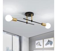 Comely Lampadario Soffitto Industrial, Forma DIY Plafoniera Sputnik E27