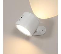 Comely Luce notturna a LED magnetica con telecomando - rotabile a 360 °, dimmabile al tocco, 3000K-6500K, ricaricabile USB-C, batteria 1800mAh, per il soggiorno camera da letto scala corridoio