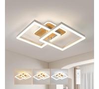 Comely Plafoniera 40W Dimmerabile 4500LM con Telecomando 3000K-6500K | Lampada da Soffitto LED Moderna, Lampadario Soffitto per Soggiorno, Camera da Letto, Sala da Pranzo