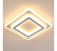 Comely Plafoniera LED, 44W 4950LM Moderna Lampadario LED Soffitto, Quadrato Lampada da soffitto in Acrilico per Soggiorno, Cucina, Camera da Letto, Studio, Bianco Caldo 3000K