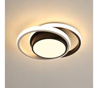 Comely Plafoniera LED Rotonda Bianco e Nero 32W, Luce Calda 3000K | Stile moderno e luce calda 3000K per un’atmosfera elegante e accogliente, ideale per valorizzare ogni ambiente della casa.