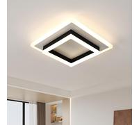 Comely Plafoniera Led Soffitto Quadrata, 30W Moderna Lampada da Soffitto Luce Naturale 4500K, Acrilico Lampadario LED Soffitto per Camera da letto, Soggiorno, Cucina, Corridoio