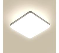 Comely Plafoniera LED Soffitto Quadrata 36W, Lampada da Soffitto LED Moderno 4000K 3300LM IP44 Impermeabile Plafoniere da Ufficio Luce Soffitto per Bagno Camera da Letto Cucina Balcone Corridoio