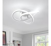 Comely Plafoniere a LED, Lampada da Soffitto Moderna 30W 3300LM, Plafoniera LED Design Fiore Lampadario Acrilico Bianca per Soggiorno Cucina Camera da Letto Corridoio, Luce Bianca 6500K