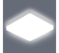 Comely Plafoniere da Soffitto LED Moderna, 36W Plafoniera LED Quadrata, Lampada da Soffitto per Soggiorno Cucina Camera da Letto Corridoio, Luce Bianca Fredda 6500K