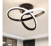 Comely Plafoniere LED Soffitto, 22W 2500LM Lampada da soffitto a LED Moderna, Design Creativo Lampadario in Acrilico per Soggiorno, Camera da letto, Cucina, Bagno, Bianco Neutra 4500K