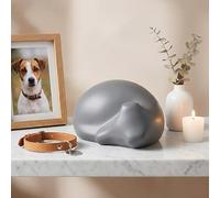 Comemori Urna Funeraria a forma di cane che dorme (Grigio)