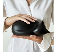 Comemori urna funeraria gatto che dorme, Nero