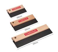COMENSAL® Spatola di gomma 200 mm 250 mm 300 mm - Spatola per fuga - Spatola per fughe raschietto per piastrelle in gomma - Manico in legno - Made in EU