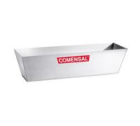 COMENSAL® Vaschetta Porta Intonaco - Cassoncino per malta in acciaio inox - Vaschetta Porta Intonaco in Acciaio Inox - 320 x 105 x 90 mm - Made in EU