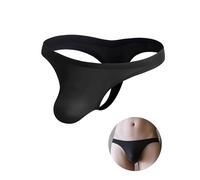 comeondear Jockstrap Uomo Tallas Grandes String Tanga Intimo Slip Perizoma Maschile Mutande(Nero,M)