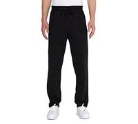 COMEOR Pantaloni da Jogging da Uomo in Cotone - Pantaloni Sportivi da Jogging da Uomo | Pantaloni per Il Tempo Libero con Tasche con Cerniera, Nero, M