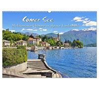 Comer See - Mediterraner Charme in alpiner Landschaft (Wandkalender 2026 DIN A2 quer), CALVENDO Monatskalender: Bilderreise um den Lago di Como in den italienischen Alpen
