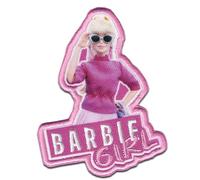 Comercial Mercera Barbie © Ragazza con occhiali - Toppe Termoadesive Patch Toppa Ricamate, Misura: 8,2 x 6,5 cm