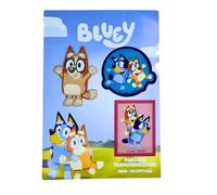 COMERCIAL MERCERA Set 3 Toppe Termoadesive Bambini Bluey, Skye o Peppa Pig, per Vestiti, Pantaloni, Zaini o Magliette da Personalizzare o Riparare (Bluey e Bingo 2)