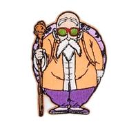 Comercial Mercera, Toppa Termoadesiva per Tessuti, Dragon Ball, Carattere Kame Sennin, Toppa Termoadesiva Ideale per Cappellini, Giacche, Magliette o Zaini Scolastici, 100% Poliestere, 8x6 Centimetri