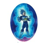 COMERCIAL MERCERA, Toppa Termoadesiva per Tessuti, Dragon Ball, Ginocchiera Dragon Ball, Toppe per Riparare T-Shirts, Giubbotti, Pantaloni, 100% Poliestere, 11x8 Cm (Vegeta Super Saiyan Blu)