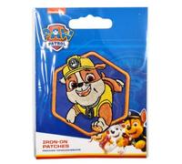 COMERCIAL MERCERA, Toppa Termoadesiva per Tessuti, Paw Patrol, Toppa Termoadesiva Ideale per Cappellini, Giacche, Magliette o Zaini Scolastici, 100% Poliestere (Rubble 2)
