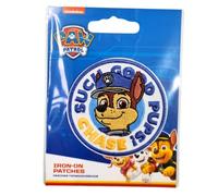COMERCIAL MERCERA, Toppa Termoadesiva per Tessuti, Paw Patrol, Toppa Termoadesiva Ideale per Cappellini, Giacche, Magliette o Zaini Scolastici, 100% Poliestere (Chase)