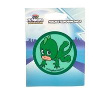 COMERCIAL MERCERA, Toppa Termoadesiva per Tessuti, Pj Mask, Super Pigiamini, Toppa Termoadesiva Ideale per Cappellini, Giacche, Magliette o Zaini Scolastici, 100% Pol (Geco, Stampato)