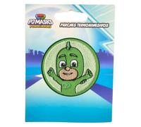 COMERCIAL MERCERA, Toppa Termoadesiva per Tessuti, Pj Mask, Super Pigiamini, Toppa Termoadesiva Ideale per Cappellini, Giacche, Magliette o Zaini Scolastici, 100% Pol (Geco, Ricamato)