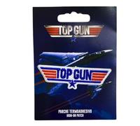 COMERCIAL MERCERA, Toppa Termoadesiva per Tessuti, Top Gun, Originali, Toppa Termoadesiva per Cappellini, Giacche, Magliette o Zaini Scolastici,100% Pol (Top Gun, Ricamato)