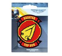 COMERCIAL MERCERA, Toppa Termoadesiva per Tessuti, Top Gun, Originali, Toppa Termoadesiva per Cappellini, Giacche, Magliette o Zaini Scolastici,100% Pol (Rooster, Ricamato)