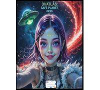 Comet 3I/ATLAS - Safe Planet 2025 - Selfie Girl Space Notebook | 140 Pages | Grey Grid Journal