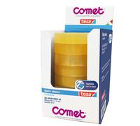 COMET - 64160-00031-02 - Nastro adesivo - confezionato singolarmente - 19 mm x 66 m - cellophane - trasparente - Comet - 37829 - Conf. da 8 Pz. - 64160-00031-02
