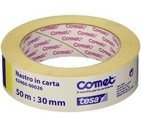 Nastro adesivo in carta - 30 mm x 50 m - beige - Comet