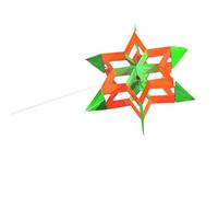 Cometa di loto vibrante facile da volare facile controllo sulla famiglia di famiglia vincolante avventura all'aperto con forte resistenza al vento kit in poliestere