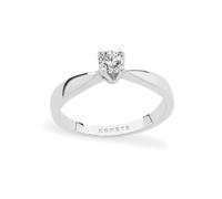 Comete ANB2062 White-Gold 18K Diamond Solitaire Ring - 0.09 ct