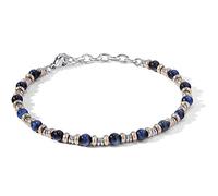 Comete Bracciale da uomo collezione District. Bracciale in Acciaio, trattamento PVD rosè e agata blu, con diametro 4,50 mm e lunghezza bracciale 18 cm + 3 cm. La referenza è UBR 1138