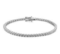 Comete Bracciale da Uomo Collezione Tennis. Bracciale in Argento 925% con zirconi Bianchi. Misura del Gioiello: 18 cm. Dimensione Pietre: 3mm. La referenza è ubr 987 m18