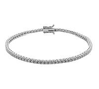 Comete Bracciale Tennis Uomo Argento 925 Gioiello Tennis Misura 18 Elegante cod. UBR 994 M18