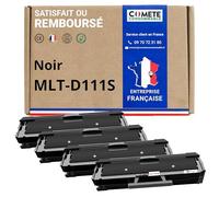COMETE - D111S - 4 Toner Sostituzione per D111S MLT-D111S 111S Compatibile per Stampante Xpress SL-M2020 SL-M2020W SL-M2021 SL-M2021W SL-M2022SL-M2022W SL-M2026SL-M2026W