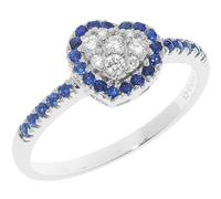Comete Gioielli ANB2588 White Gold & Diamond Ring - Italian Made
