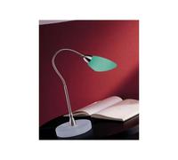 Comete t/1 lampada da tavolo cristallo/trasparente bianco satinato blu e14