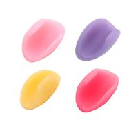 COMETX 4 poggia dita per flauto, cuscino poggia pollice in silicone, accessori per strumenti a fiato (colore casuale)
