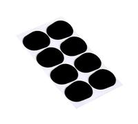 COMETX Accessori per strumenti a fiato per legatura clarinetto, 8 pezzi, per sassofono tenore contralto, clarinetto, bocchino, cuscinetti neri, 0,8 mm di spessore